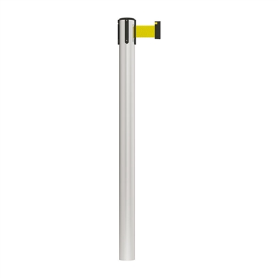 Stanchion Fixed In-Floor Economy Belt Post 3M - Yellow