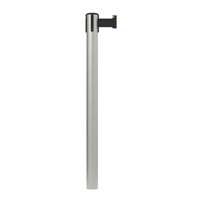 Stanchion Fixed In-Floor Premium Belt Post 3M - Black