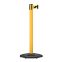 Stanchion Highline Upvc Belt Post 3M - Black/Yellow