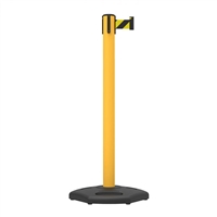 Stanchion Highline Upvc Belt Post 3M - Black/Yellow