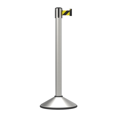 Stanchion Highline Premium Belt Post 3M - Black/Yellow