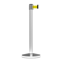 Stanchion Midline Economy Belt Post 3M - Yellow