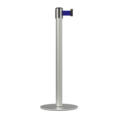 Stanchion Slimline Premium Belt Post 3M - Blue