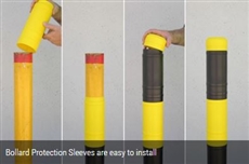 Polyethylene Caps for 90mm Bollard Sleeves - Red