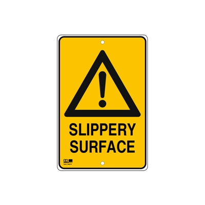 Pilot Sign - Slippery Surface - 300 x 450mm Polypropylene
