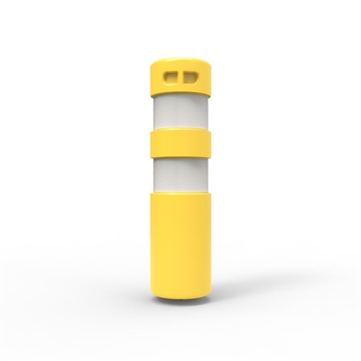 Rebound Bollard - Screw Based 750 X 200mm - Yellow