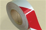 Reflective Tape 50mm x 5m Roll Class 1 - Red/White