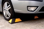 Cheap Qlty Wheel Stop Rubber (No Warranty) Black Budget - Choose Plastic Instead!