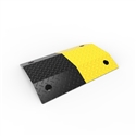 Slo-Motion Steel Standard Duty Speed Hump 500mm - Black/Yellow