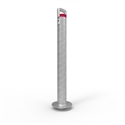 Cam-lok Surface Mounted Removable Bollard 90mm - Galvanised