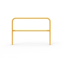 Double Safety Rail 1525 x 42mm - Galvanised and Powder Coated Safety Yellow