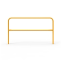 Double Safety Rail 1830 x 42mm - Galvanised and Powder Coated Safety Yellow