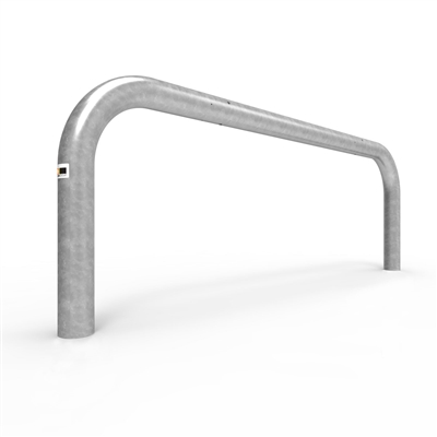 Heavy Duty U-Bar 2 metre below ground, Galvanised finish