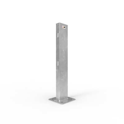 W-Beam post 1140mm surface mount double height post