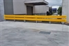 W-Beam Rail For Guard Fence (Type D) 1M Centres - Galvanised And Powder Coated Yellow