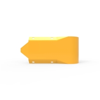 W Beam Stubby nose end terminal  P/Coat finish Yellow
