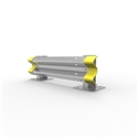 W Beam racking end protector-1320mm long