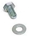 M10 Bracket Bolt for sign brackets - Electro Galvanised