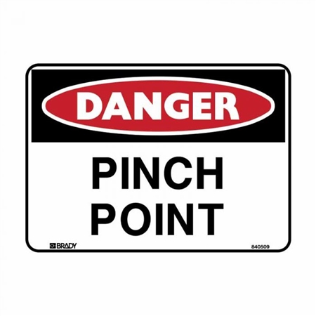 Danger Sign - Pinch Point -  Multiple Options are Available