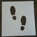 Footprint Reusable Stencil