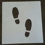 Footprint Reusable Stencil