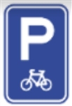 Bicycle Parking Sign 300x450mm Aluminium