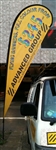 Custom Teardrop Flag Flying Banner