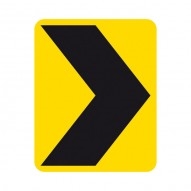 Chevron Alignment Marker sign 750x900mm