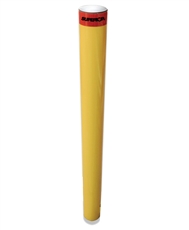 Superior 90mm Below Ground Bollard Yellow Powder Coated