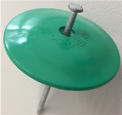 Car Space Delineator Dot & Spike Green 10of