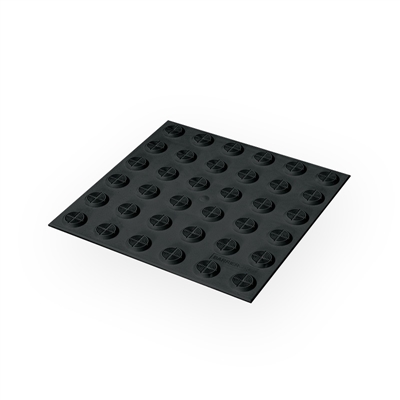 Warning Tactile Pad 300 x 300mm - Black TPU