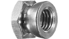 Galvanised Shear Nut 14-20 Torq M8 - Security Fastener Solution