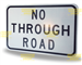 No Through Road