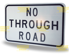 No Through Road