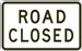 Road Closed Sign