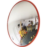 Budget 450mm Indoor Convex Mirror & Post Mount Bracket