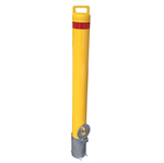 140mmÂ RemovableÂ SteelÂ Sleeve - Lok BollardÂ / Yellow PowderÂ CoatedÂ 