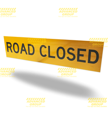 Road Closed Corflute Sign
