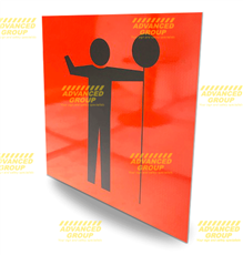 Traffic Controller Ahead Corflute Sign 600x600mm