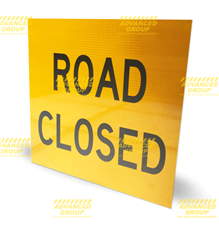 Corflute Road Closed Sign