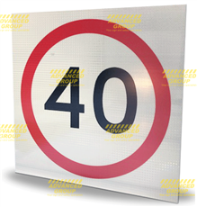 Speed Limit (Speed Restriction) 40Kmh