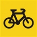 Bicycle Warning Pictogram Sign