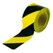 safety barrier barricade tape 72mm x 100m yellow black