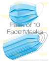 Pack of 10 Face Masks