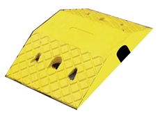 Speed Busters - High Profile HD Rubber Speed Hump Yellow Speed Hump Body 250 X 400 X 70mm c/w cable channel 45x45mm