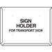 placard holder for 800x600mm hazmat truck placards