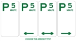P5 5 minute Parking sign 225x450mm