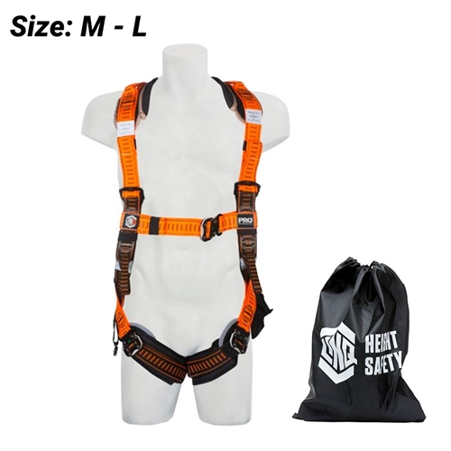 LINQ Elite Riggers Harness Stainless Steel - Standard (M - L) cw Harness Bag (NBHAR)
