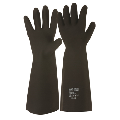 45cm Green Nitrile Gauntlet Gloves XL (10)