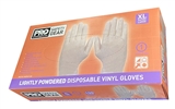 Clear Vinyl Gloves Size Extra Large Box 100
